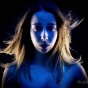 Portrait,sw Bild